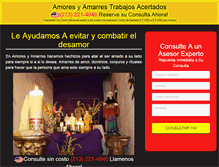 Tablet Screenshot of amoresyamarres.com